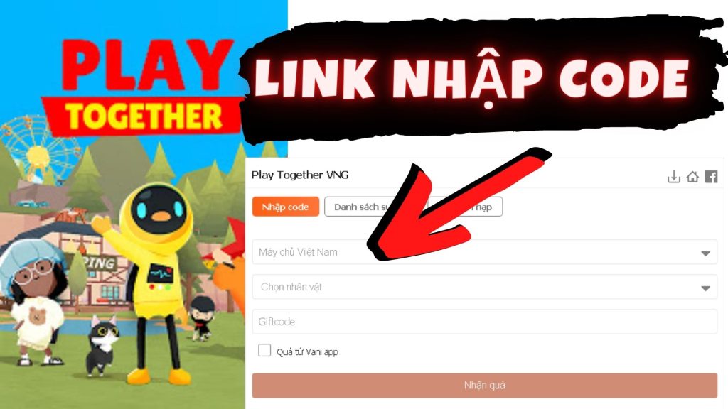 Link Nhập Code Play Together VNG Android và IOS